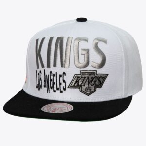 Casquette de baseball Mitchell & Ness blanc Los Angeles Kings Toss Up Snapback Hat blanc 1163508