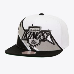 Casquette de baseball Mitchell & Ness blanc Los Angeles Kings Waverunner Vintage Snapback chapeau blanc 1163503