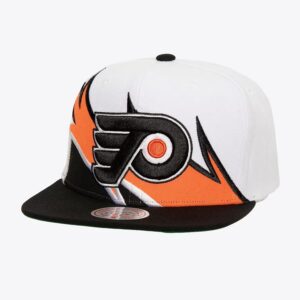 Mitchell & Ness Blanc Philadelphia Flyers Waverunner Vintage Snapback Chapeau Blanc 1193170