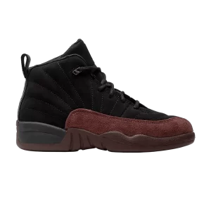 Baskets A Ma Maniere x Air Jordan 12 Retro SP PS 'Black' Noir/Noir/Bourgogne Collapse FB2686 001