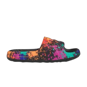 adidas Adilette 22 Slide 'Black Paint Splatter' Couleur noire/Couleur noire/Jaune semi-solaire IF1438