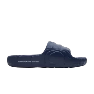 adidas Adilette 22 Slides 'Dark Blue' Bleu foncé/Blanc nuage/Bleu foncé IG7497