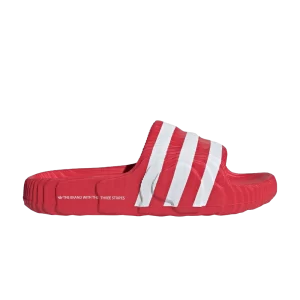 adidas Adilette 22 Slides 'Scarlet White' Meilleur écarlate/Nuage blanc/Nuage blanc IG9259