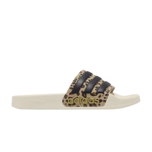 Baskets adidas Adilette Shower Slide 'Leopard' Blanc/Noir/Beige Magique IG3682