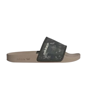 adidas Adilette Slide 'Shadow Green Brown Camo' Blanche Marron/Shadow Vert/Dgh Solid Gris IF5463