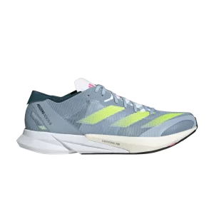 adidas Adizero Adios 8 'Wonder Blue Lucid Lemon' Baskets Miracle Bleu/Rose Lucid H03615