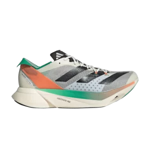 adidas Adizero Adios Pro 3 White Tint Coral Nuance blanche/Couleur noire/Corail fusion HQ3688