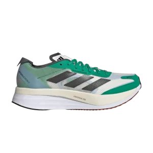 Baskets adidas Adizero Boston 11 'Court Green' Nuance blanche/Couleur noire/Court Green HQ3694