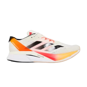 adidas Adizero Boston 12 'Ivory Pack' Ivoire/Noir/Rouge ensoleillé IG3320