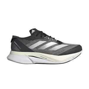 adidas Adizero Boston 12 Wide 'Black Carbon' Noir/Blanc Nuage/Carbone H03613