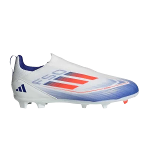 adidas Adizero F50 League Laceless MG J 'Advancement Pack' Blanc nuage/Rouge ensoleillé/Bleu lucide IF1362