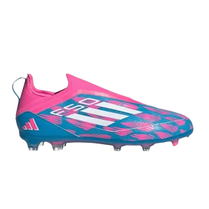adidas Adizero F50 Pro Laceless FG K 'Reemergence Pack' Bleu ensoleillé/Blanc nuage IH8055