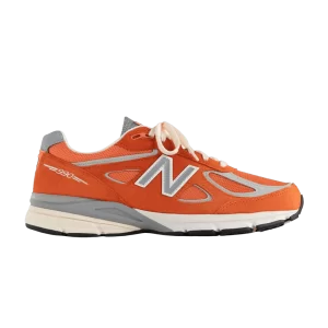 New Balance Aimé Leon Dore x 990v4 Made In USA Baskets 'Red Clay' Noir U990OG4
