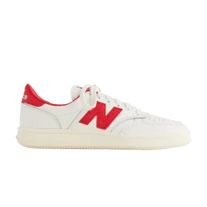 New Balance Aimé Leon Dore x T500 Baskets 'Rouge' Crème CT500AB1