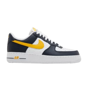 Nike Air Force 1 '07 'Embossed Hoops – Dark Obsidian 'Obsidienne foncée/Blanc/Or universitaire FJ4209 400