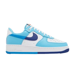 Nike Air Force 1 '07 LV8 'Split – Light Photo Blue 'Blanc/Bleu royal profond/Bleu Baltique/Bleu photo clair DZ2522 100
