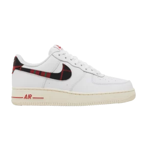 Nike Air Force 1 '07 LV8 'Tartan Plaid' Blanc/Vert stade/Ivoire pâle/Rouge universitaire DV0789 100