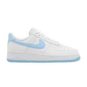 Nike Air Force 1 '07 'Blanc Aquarius Bleu' Blanc/Blanc/Bleu Verseau FQ4296 100