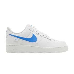 Nike Air Force 1 '07 'Blue Label - Blanc Photo Bleu' Blanc Sommet/Orange Sécurité/Bleu Photo FN7804 100