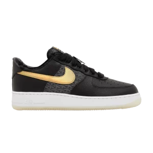 Nike Air Force 1 Low Premium 'Bronx Origins – 50th Anniversary' Baskets Noir/Or métallique/Blanc FN6835 010