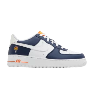 Nike Air Force 1 Low GS 'UV Reactive' Midnight Fleet/Blanc/Tint Bleu/Orange sécurité/Soufre brillant/Polar FN7239 410