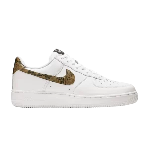 Nike Air Force 1 Low Retro 'Ivory Snake' 2024 Blanc/Or élémentaire/Azur foncé/Noir AO1635 100 24