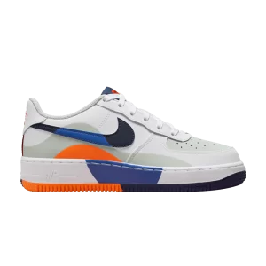 Nike Air Force 1 LV8 GS 'Upside Down' Argent clair/Blanc/Bleu astronomie/Flotte de minuit FN4730 002