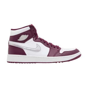 Air Jordan 1 High Golf 'Bordeaux' Bordeaux/Blanc/Argent Métallique DQ0660 103