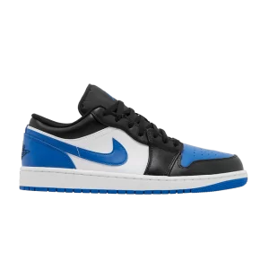 Air Jordan 1 Low 'Alternate Royal Toe' Blanc/Bleu Royal/Noir 553558 140
