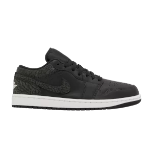 Air Jordan 1 Low SE 'Black Elephant' Pas Noir/Noir/Blanc/Noir FB9907 001