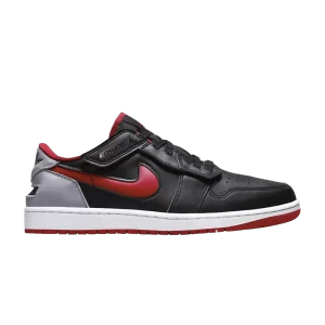 Air Jordan 1 Low FlyEase 'Black Cement Fire Red' Noir/Gris ciment/Blanc/Rouge feu DM1206 006