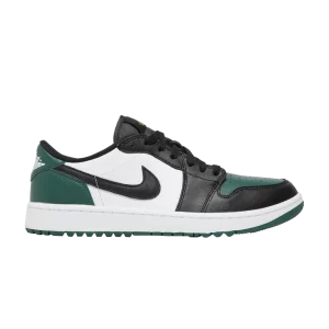 Air Jordan 1 Low Golf 'Noble Green' Blanc/Noir/Noble Vert DD9315 107