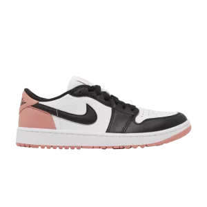 Air Jordan 1 Low Golf 'Rust Pink' Blanc/Rusty Rose/Noir DD9315 106