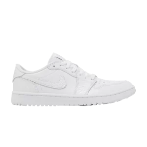 Air Jordan 1 Low Golf 'White Crocodile' Blanc/Platine pur/Blanc DD9315 110