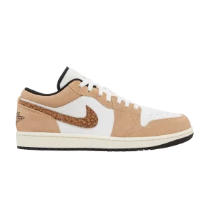 Air Jordan 1 Low SE 'Brown Elephant' Chanvre/Or métallique/Blanc/Tan britannique clair/Noir DZ4130 201