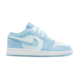 Air Jordan 1 Low SE GS 'Aquarius Blue' Bleu Verseau/Bleu Glacier/Hyper Violet/Bleu Verseau FN7366 400