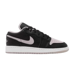 Air Jordan 1 Low SE GS 'Black Iced Lilac' Noir/Ice Lilac/Blanc DV1333 051