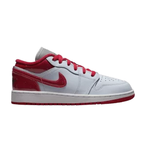 Air Jordan 1 Low SE GS 'Gatorade Pack - Rouge' Gris Football/Vert Pin/Blanc/Rouge Varsity FQ1935 018