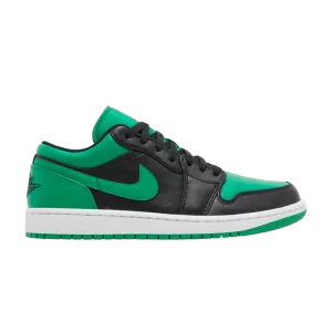 Air Jordan 1 Low 'Black Lucky Green' Noir/Noir/Lucky Vert/Blanc 553558 065