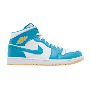 Air Jordan 1 Mid 'Aquatone' Aquatone/Ciel Or/Blanc DQ8426 400