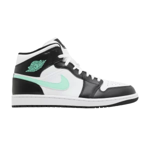 Air Jordan 1 Mid 'Green Glow' Blanc/Noir/Vert Glow DQ8426 103