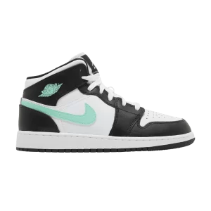 Air Jordan 1 Mid GS 'Green Glow' Blanc/Noir/Vert Glow DQ8423 103