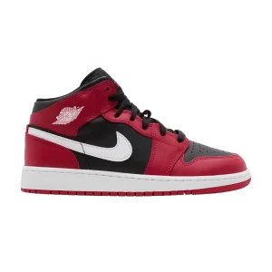 Air Jordan 1 Mid GS 'Gym Red Black White' Noir/Rouge/Blanc DQ8423 061