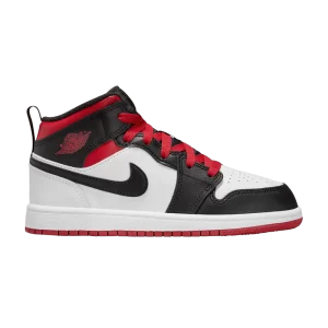 Air Jordan 1 Mid PS 'Gym Red Black Toe' Blanc/Noir/Rouge DQ8424 106