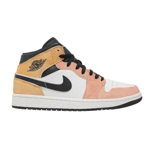 Air Jordan 1 Mid SE 'Flight Club' Ambre Magique/Cadran Solaire/Blanc/Noir DX4332 800
