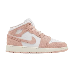 Air Jordan 1 Mid SE GS 'Legend Pink' Blanc/Voile/Legend rose FN7432 161