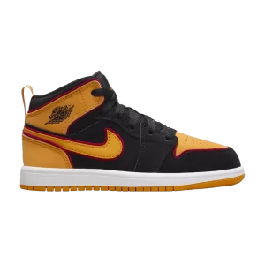 Air Jordan 1 Mid SE PS 'Vivid Orange' Noir/Orange vif/Rouge cardinal/Blanc FJ4925 008