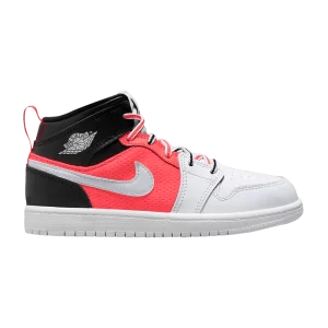 Air Jordan 1 Mid SE PS 'White Infrared' Noir/Infrarouge 23/Blanc FB4418 016