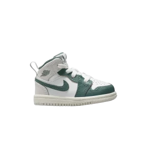 Air Jordan 1 Mid SE TD 'Oxidized Green' Blanc/Voile/Gris neutre/Vert oxydé FQ8086 103