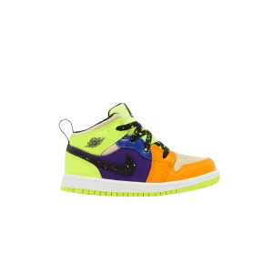Air Jordan 1 Mid SE TD 'Volt Vivid Orange' Volt/Noir/Orange vif FD8794 700
